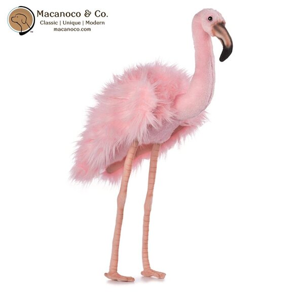 Hansa Handcrafted Flamingo, Pink 15 Inch (38 CM)  Stuffed Animal Brand New w/ - Picture 1 of 12